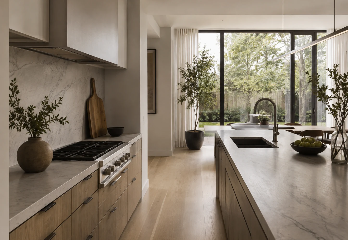 Illustrative high-detail residential kitchen.