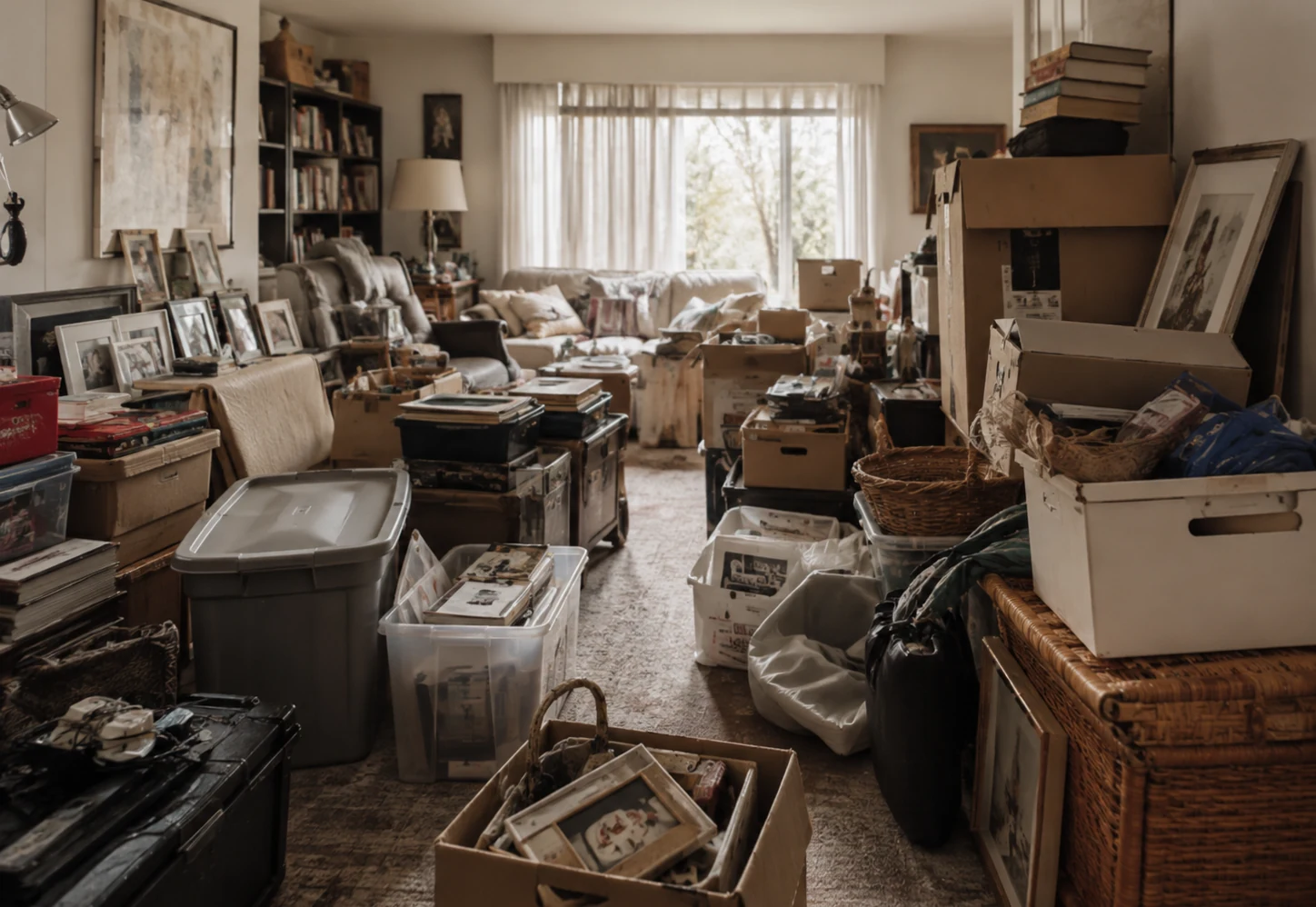 Illustrative belongings-heavy residential hoarding condition.